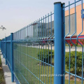 green coated curved welded wire mesh